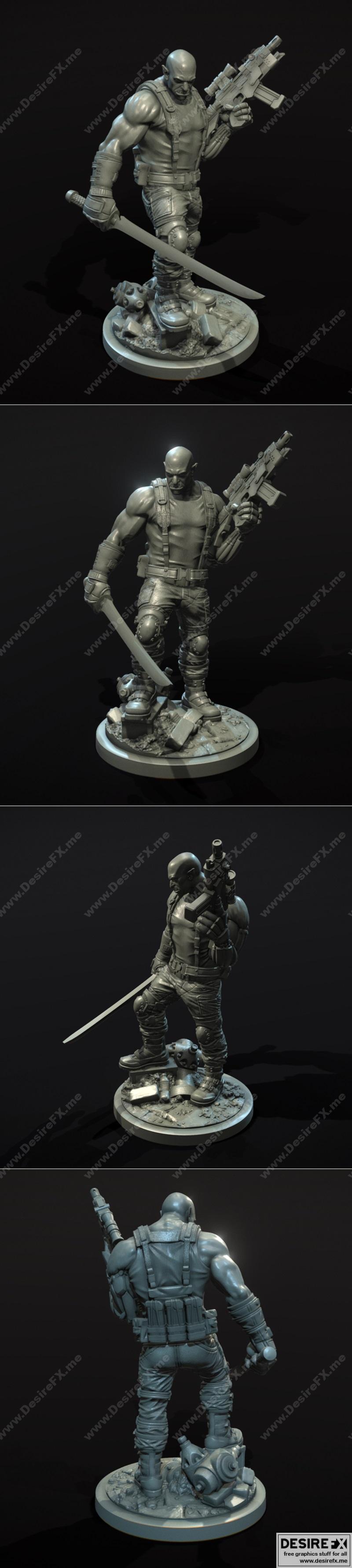 Desire FX 3d models | Shadowrun Sledge Limited Edition Statue – 3D ...