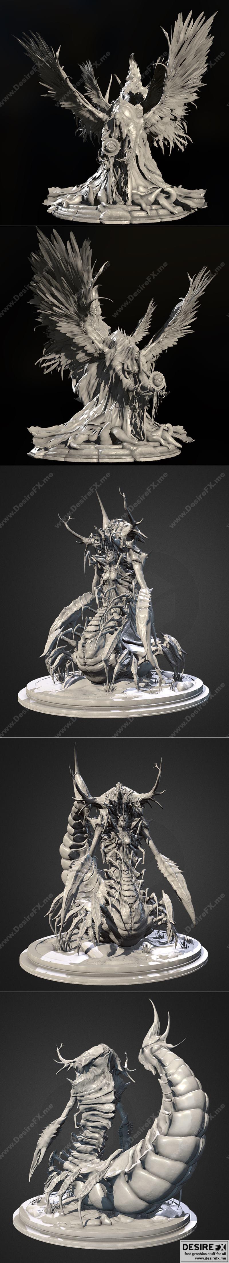 Desire FX 3d models | Deaths oracle and The curse of Serqet – 3D Print ...