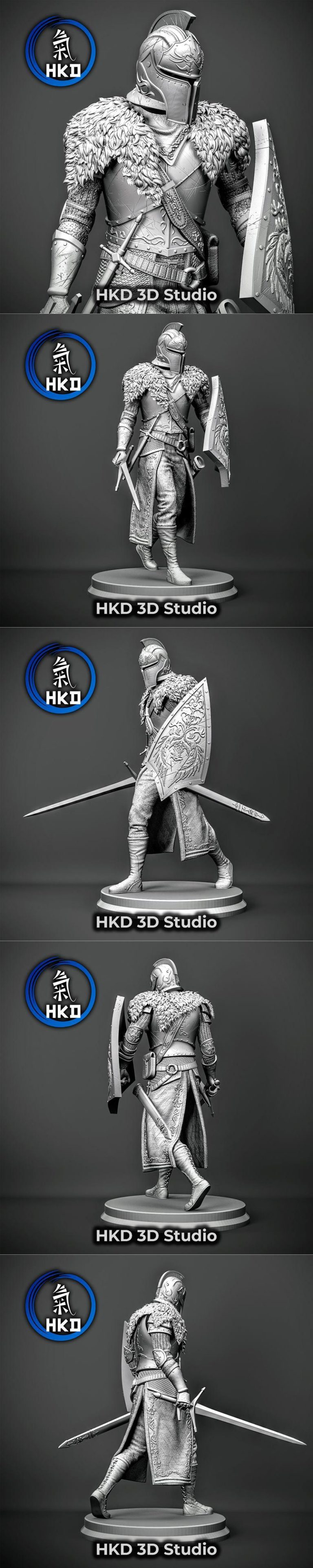 Desire FX 3d models | Dark Souls Faraam Knight Fanart – 3D Print Model STL