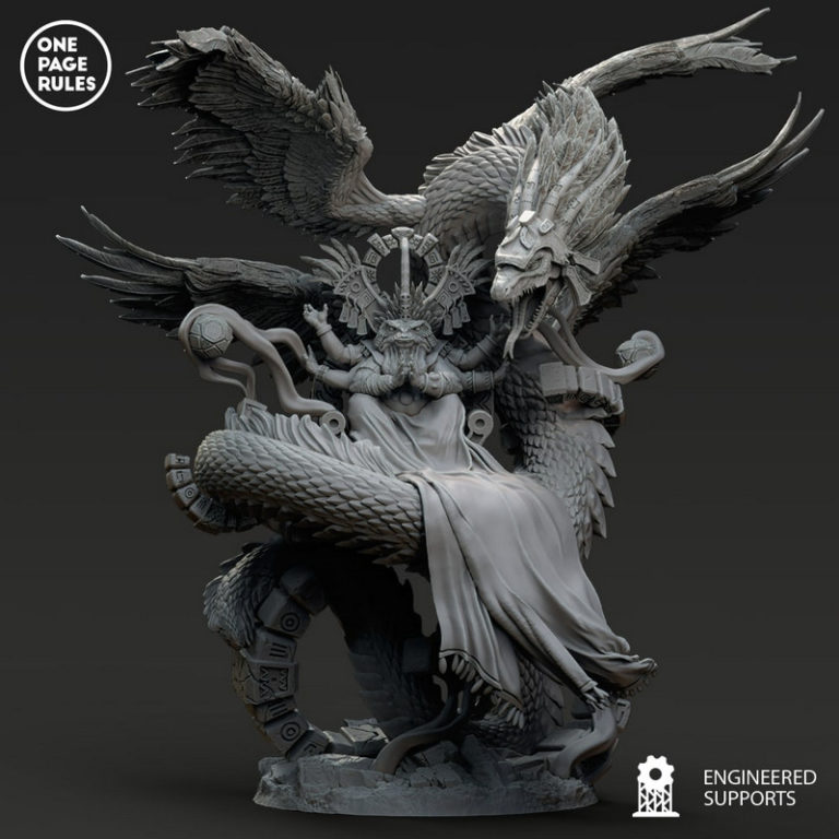 Desire FX 3d models | One Page Rules Saurians Quetzalcoatl – 3D Print ...