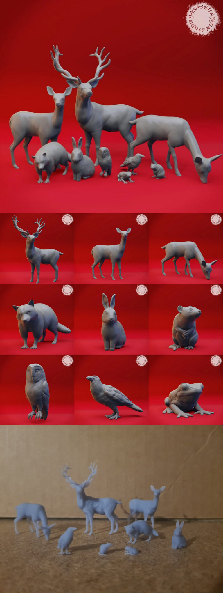 Desire FX 3d models | Forest Animals – 3D Print Model STL