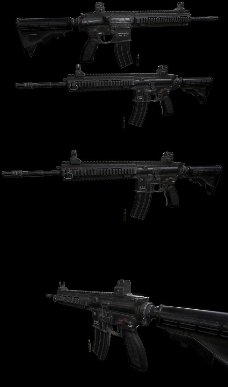 Desire FX 3d models | HK416 3D Model