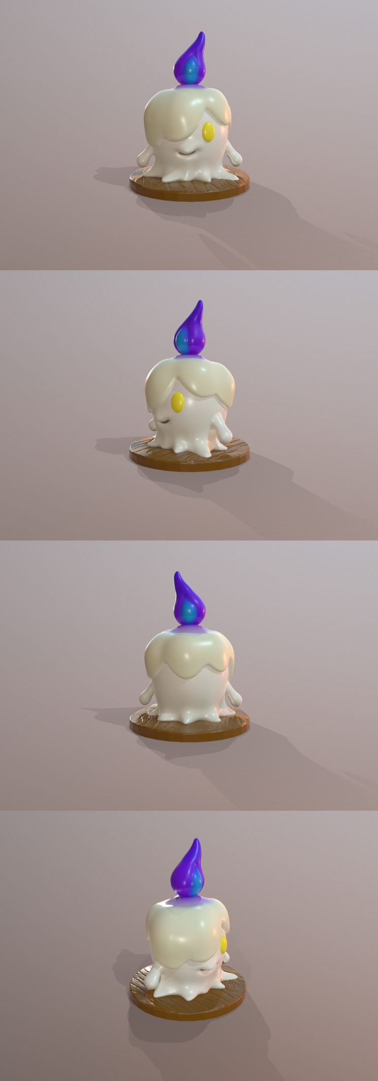 Desire FX 3d models | Pokemon Litwick – 3D Print Model