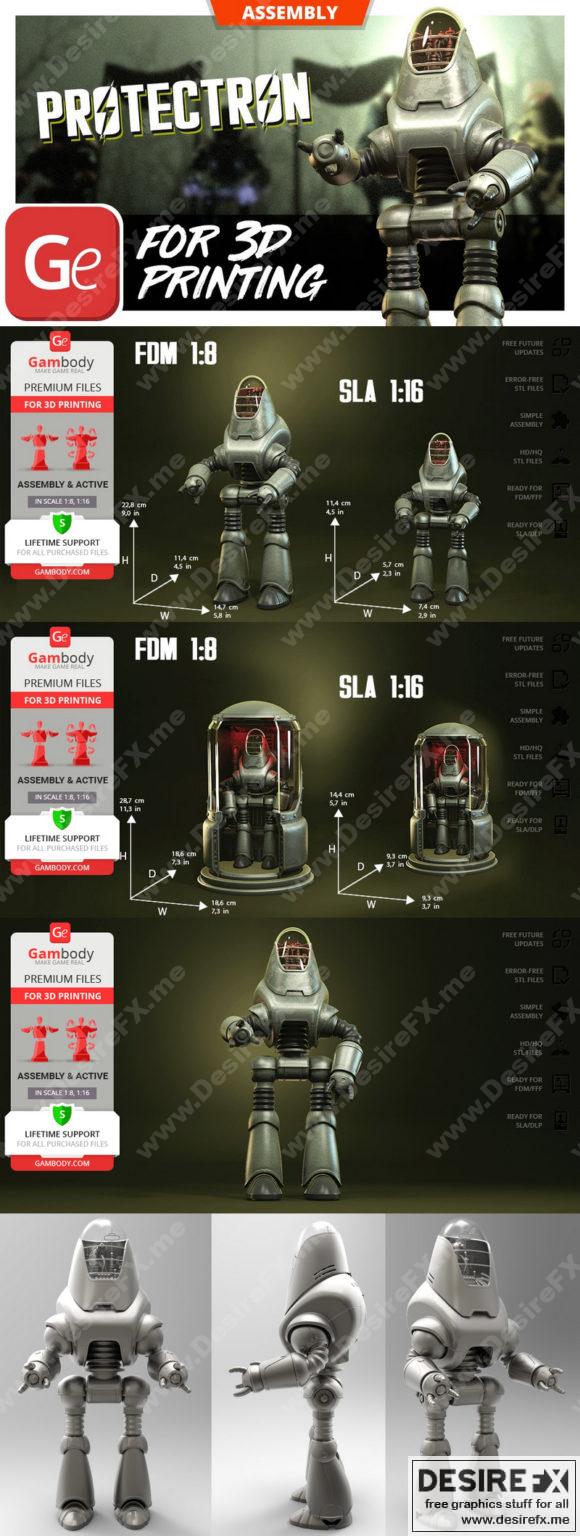 Desire FX 3d models | Protectron – Fallout – 3D Print Model STL