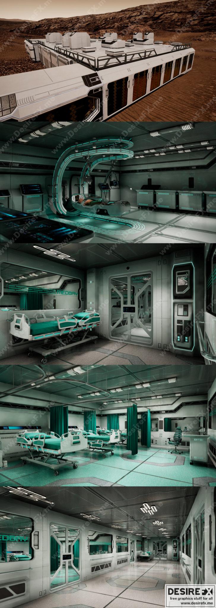 Desire FX 3d models | Sci Fi Orion Mars Med Lab