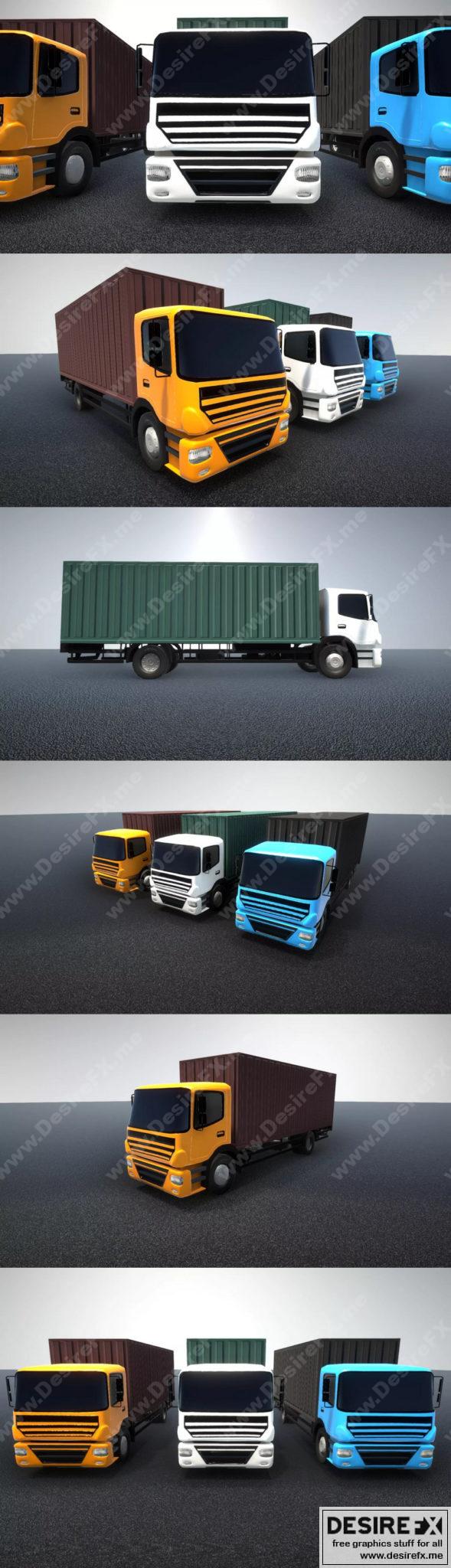 Desire Fx D Models Truck Low Poly V