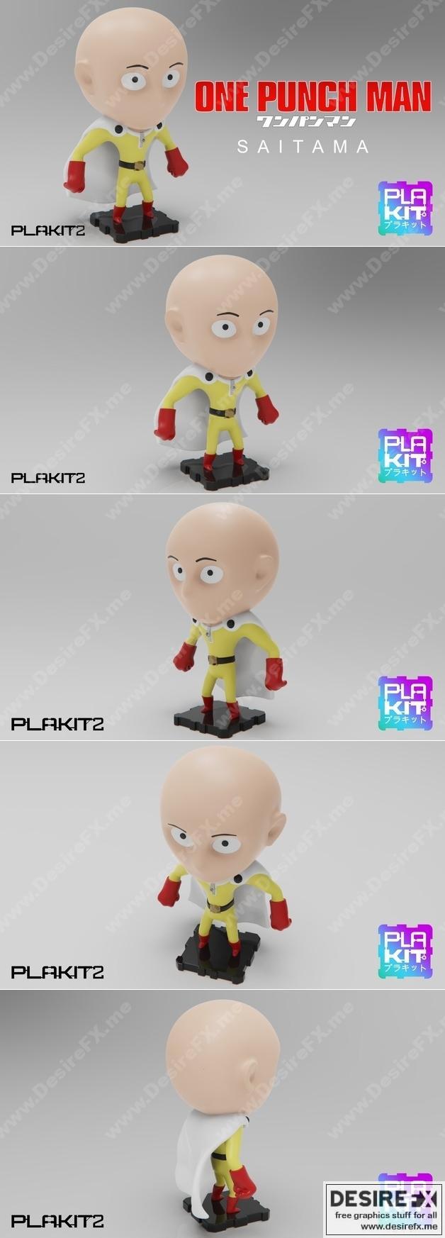 Desire FX 3d models | One Punch Man SAITAMA (PlaKit2 Series) – 3D Print ...