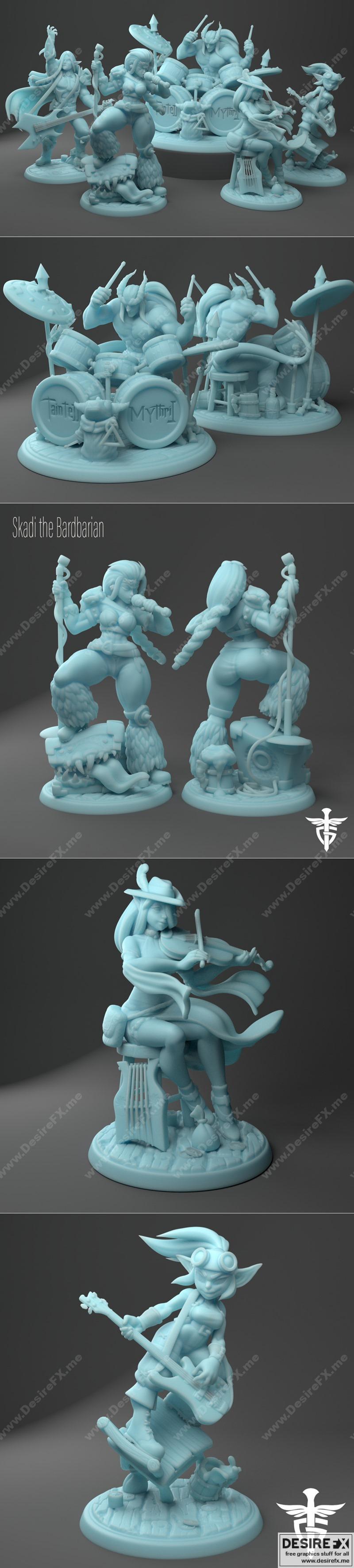 Desire FX 3d models | Tavern Rock Band Pack – 3D Print Model STL
