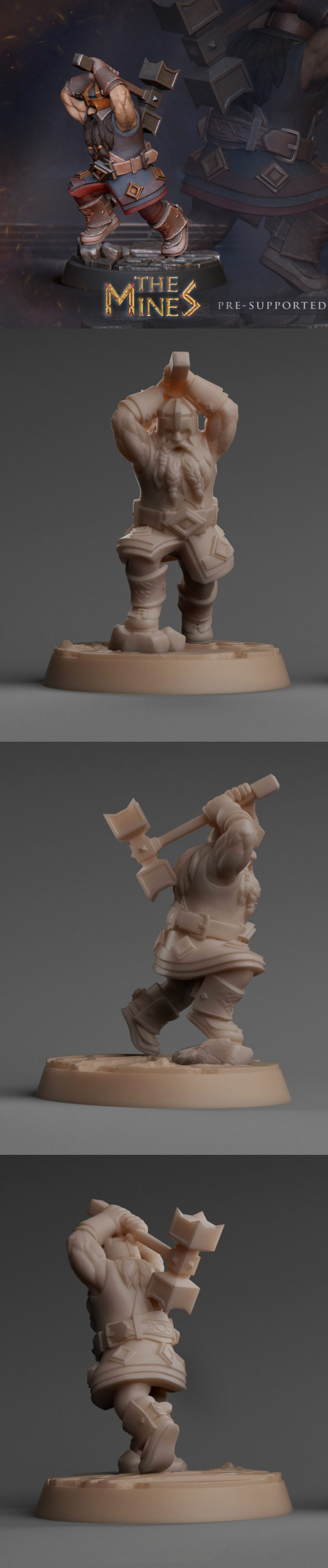 Desire FX 3d models | Dwarf with hammer – 3D Print Model