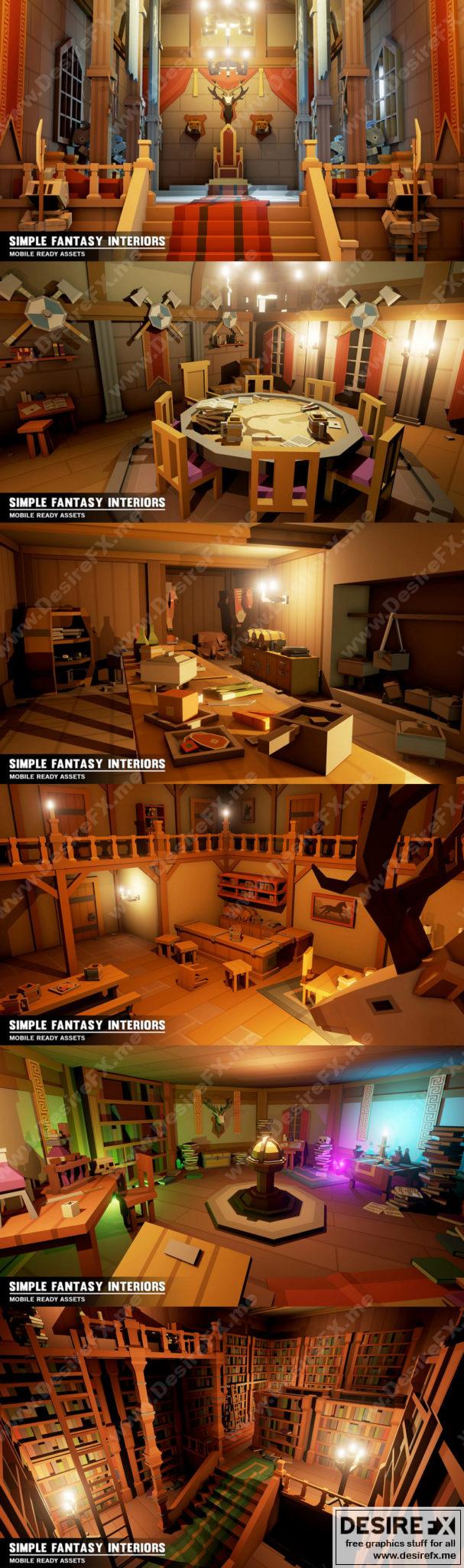 Desire FX 3d models | Simple Fantasy Interiors