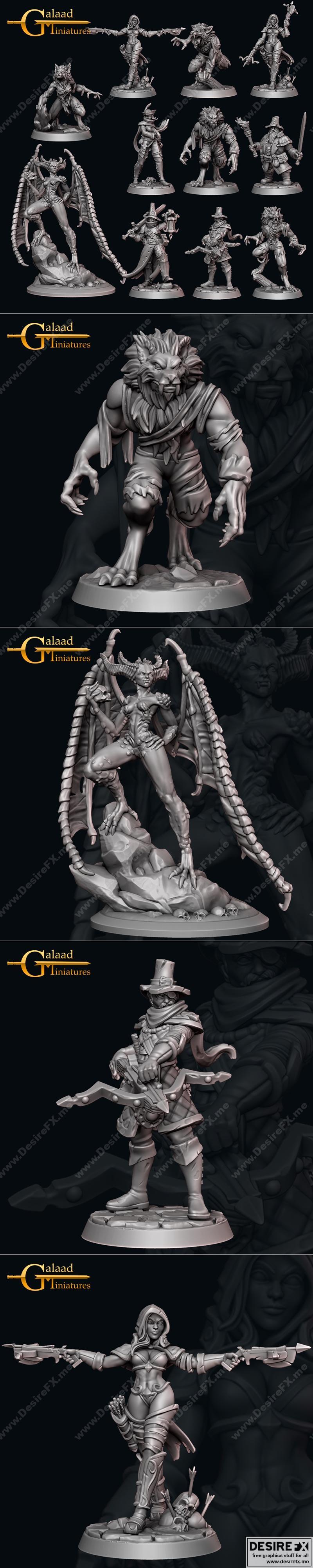 Desire FX 3d models | Galaad Miniatures – Hunters and Werewolf October ...