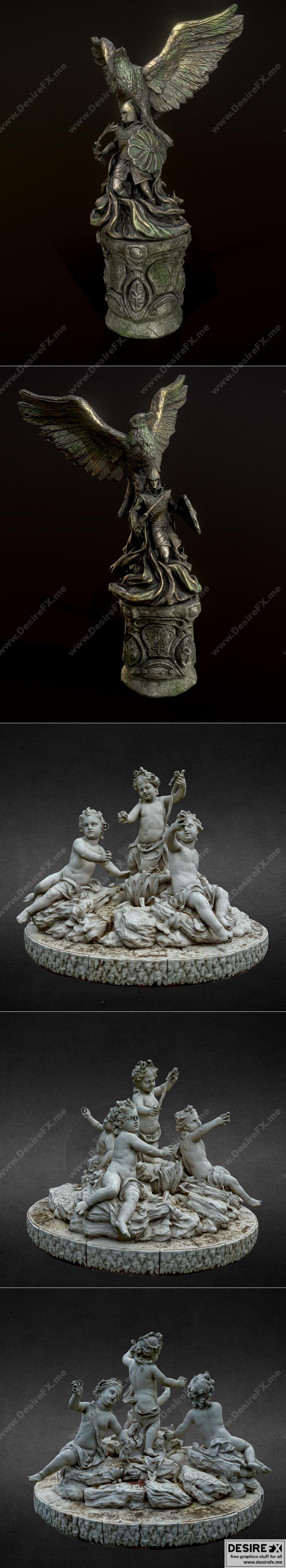 Desire FX 3d models | Ayleid Statue and Statue Aux Enfants dits – de ...