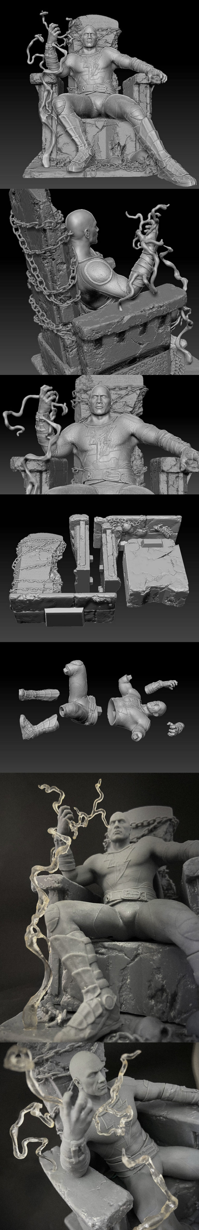 Desire FX 3d models | Black Adam – 3D Print Model STL