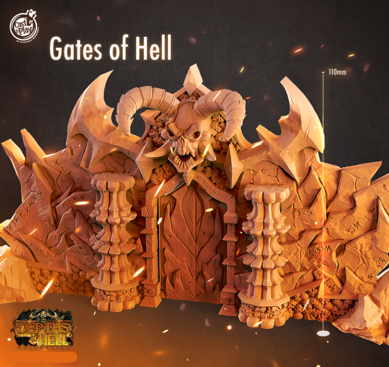 Desire FX 3d models Depths of Hell Gates of Hell 3D Print Model STL