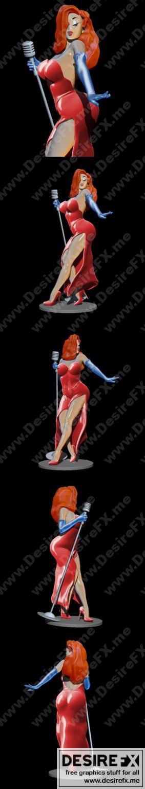 Desire FX 3d models | Jessica Rabbit – 3D Print Model