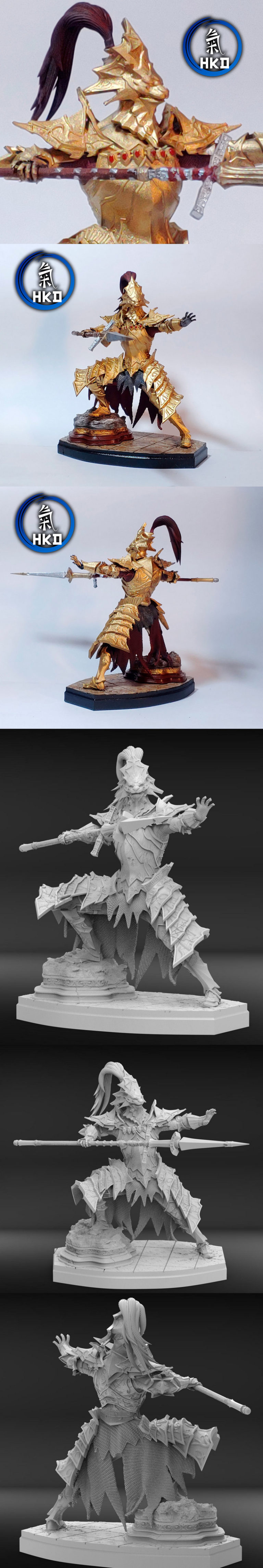 Desire FX 3d models | Ornstein Dragonslayer – Dark Souls – 3D Print ...