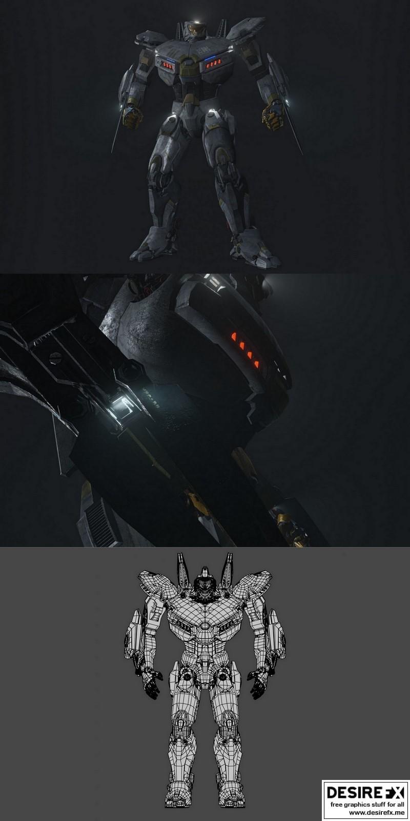 Desire FX 3d models | Striker Eureka – Pacific Rim