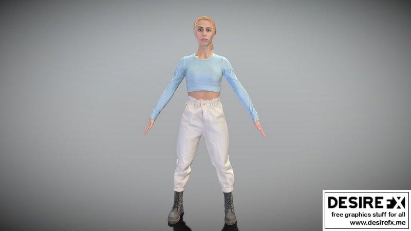Desire FX 3d models | Cute woman ready for animation 363