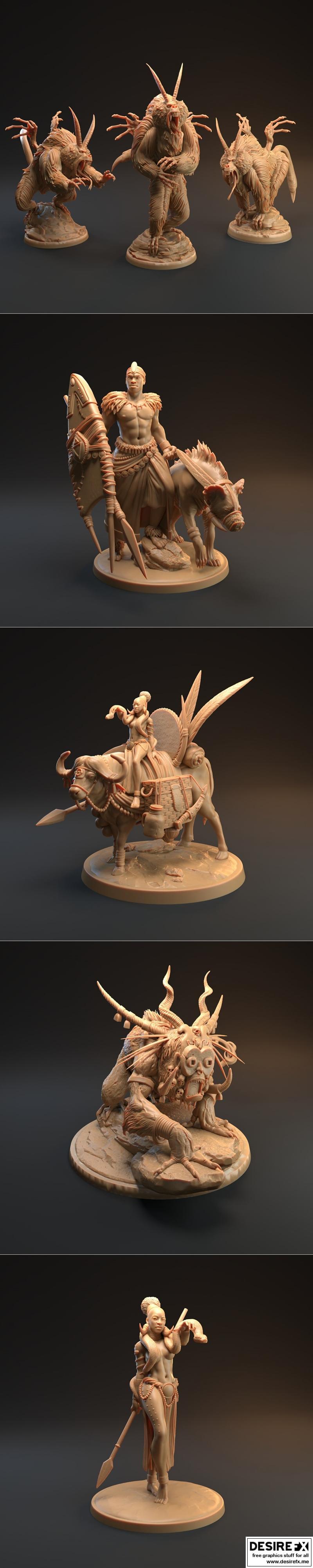 Desire FX 3d models | The Dragon Trappers Lodge – Savannah Set – 3D ...