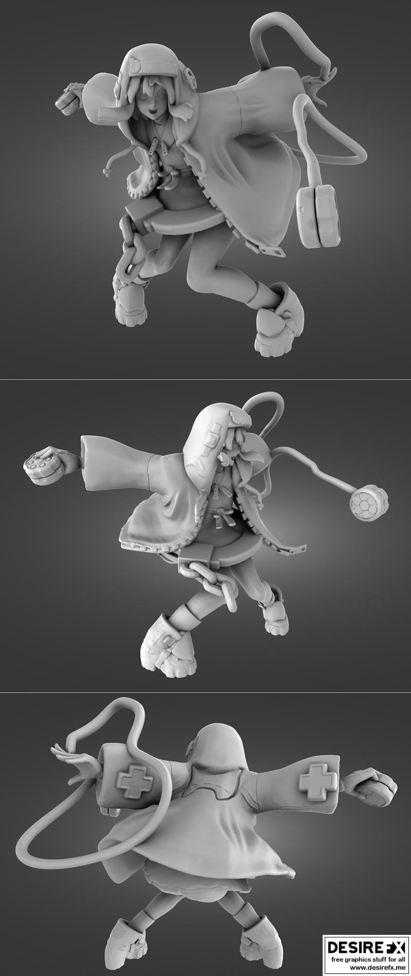 bridget guilty gear 3D Models to Print - yeggi