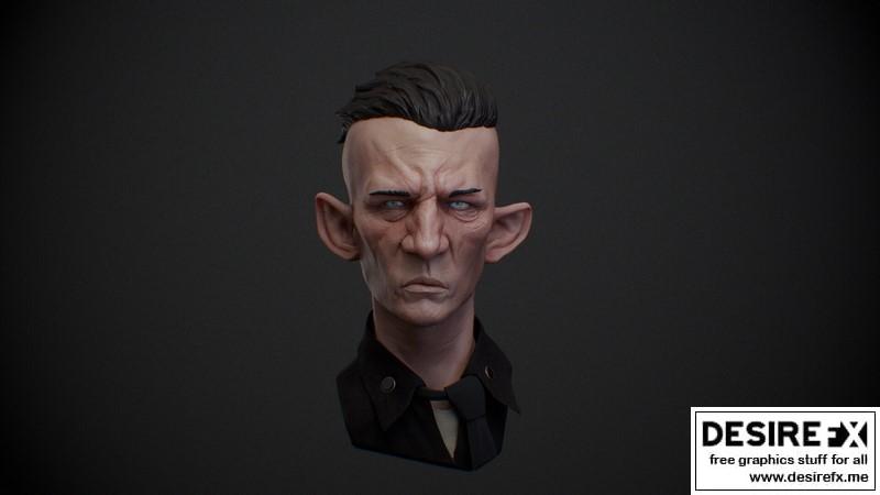 Desire FX 3d models | Dishonored 2 Character Head