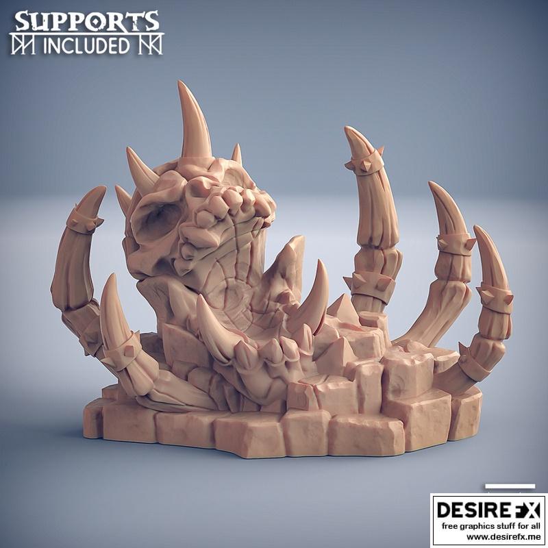 Desire FX 3d Models | Artisan Guild – Frostdoom Shrine – 3D Print Model STL