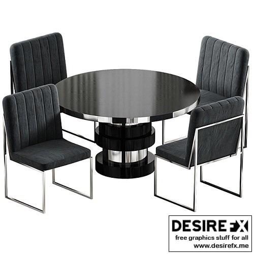 Desire FX 3d models | Boca Round Dining Table – 3D Model
