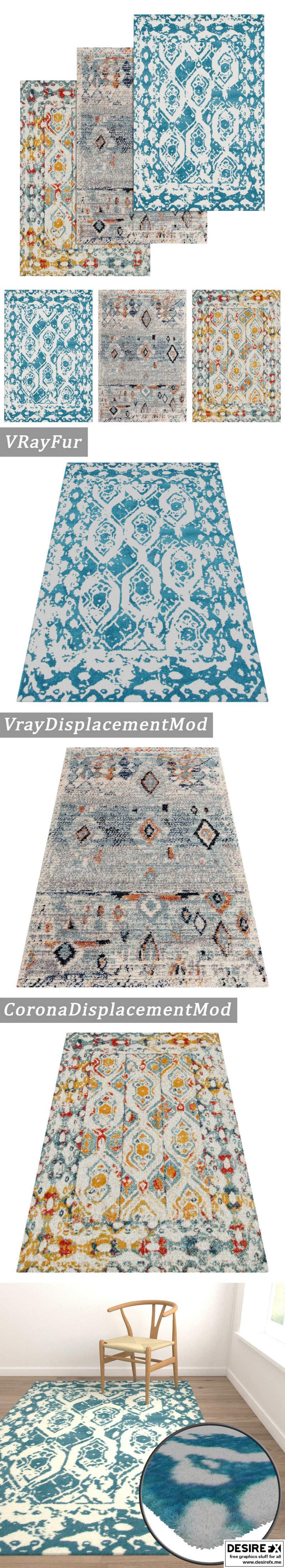 Desire FX 3d models | Carpets Set 1794 – 3D Model