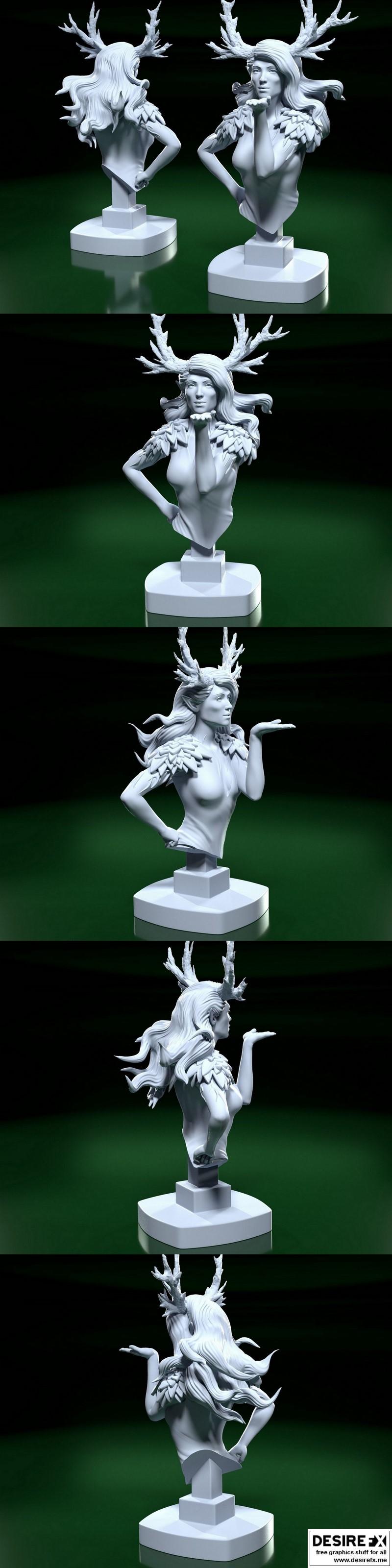 Desire FX 3d models | Dryad Bust 3D print model