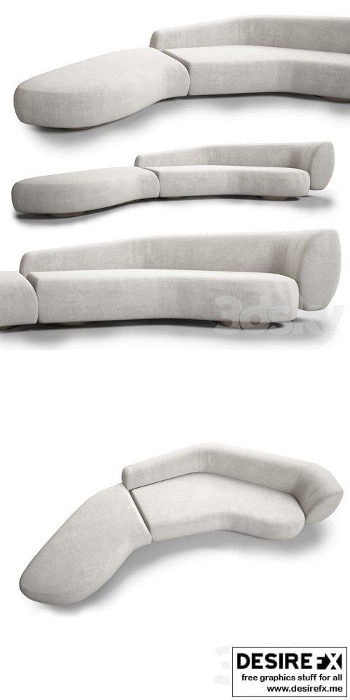 Desire FX 3d models Repose Sofa Studio Twentyseven 3D Model