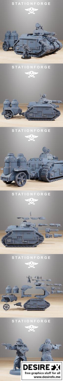 Desire FX 3d models | Station Forge – GrimGuard Flame Tank – 3D Print ...