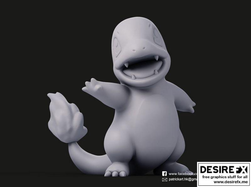 Desire FX 3d models | Charmander Pokemon 3D print model