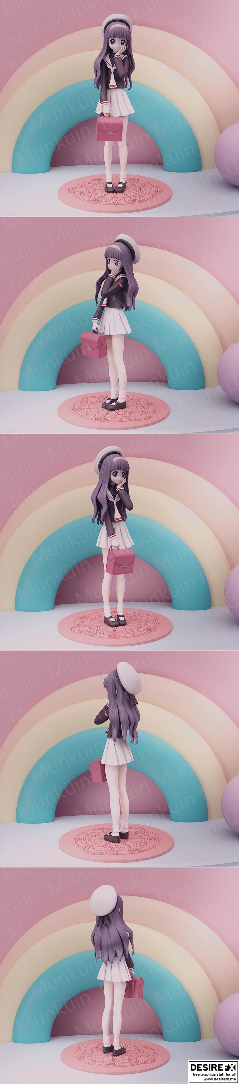 3D file Tomoyo School Sakura Cardcaptor Fan Art 🏫・3D printer design to  download・Cults