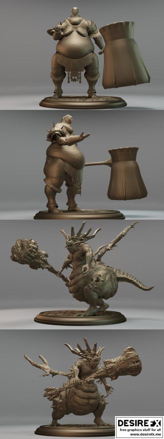Desire FX 3d models | ASYLUM DEMON and Executioner Smough – Dark Souls ...