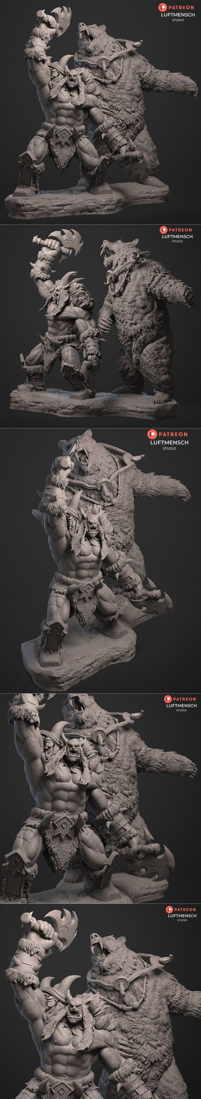 Desire FX 3d models | Rexxar and Misha – 3D Print Model STL