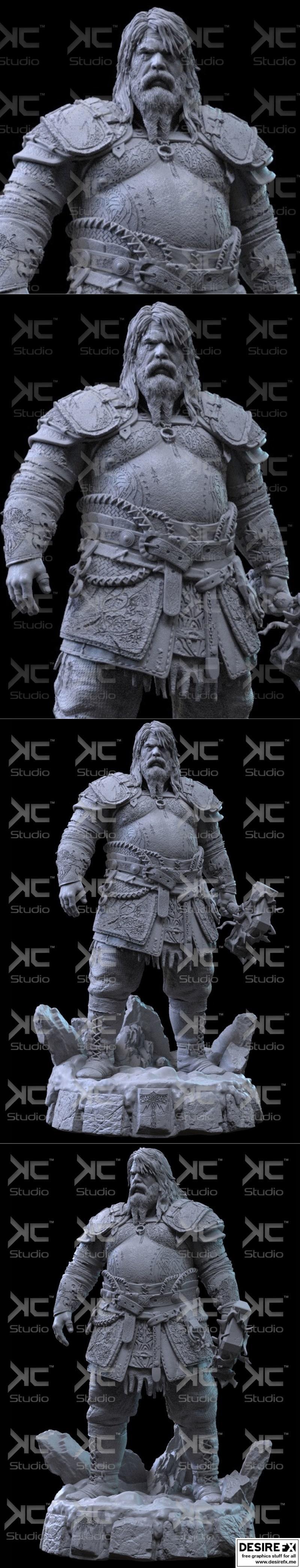 Desire FX 3d models  Thor – God Of War Ragnarok FanArt – 3D Print