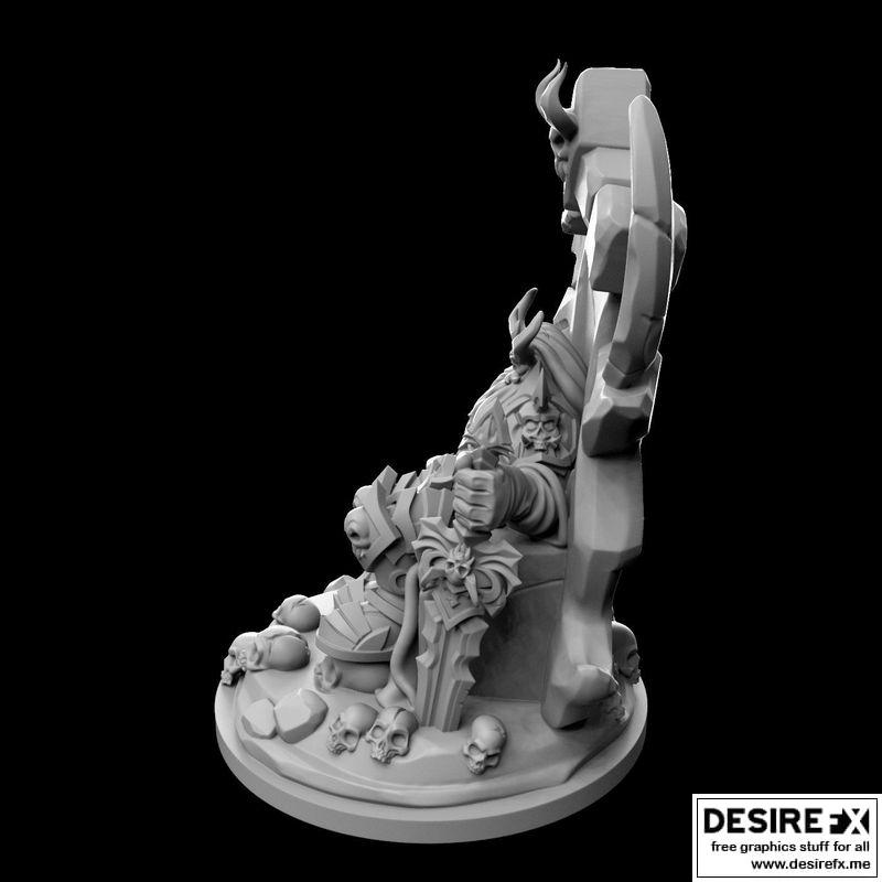 Fallen King Rage Model Desire FX 3d models | Fallen King 3D print model