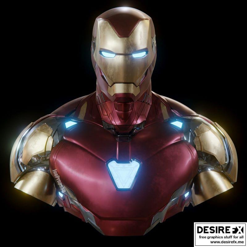 Desire FX 3d models | Highly Accurate Iron Man Mark 85 Bust STL ...