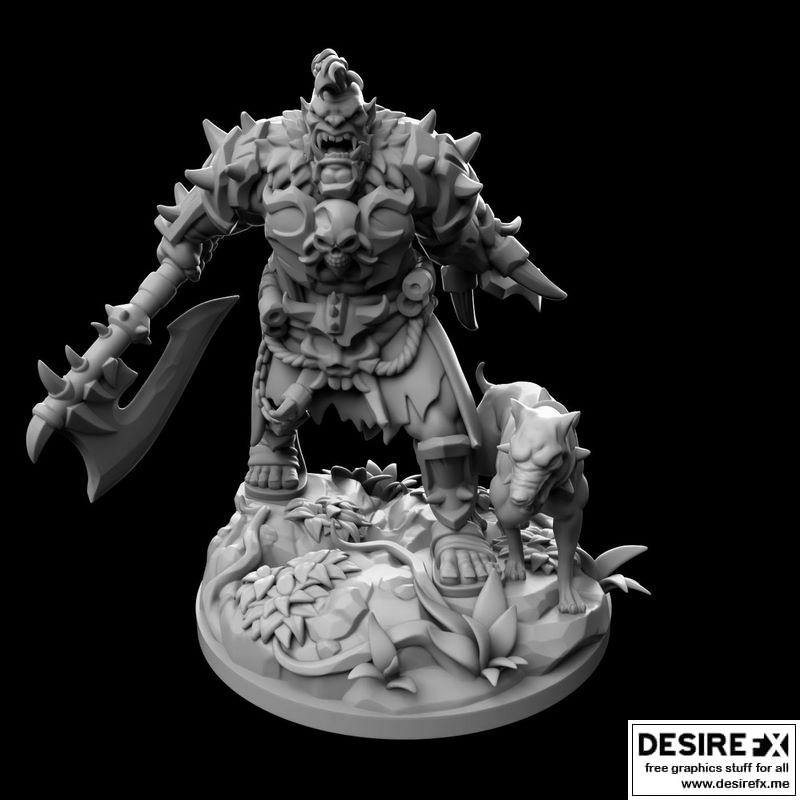 Desire FX 3d models | Orc Warrior 3D print model