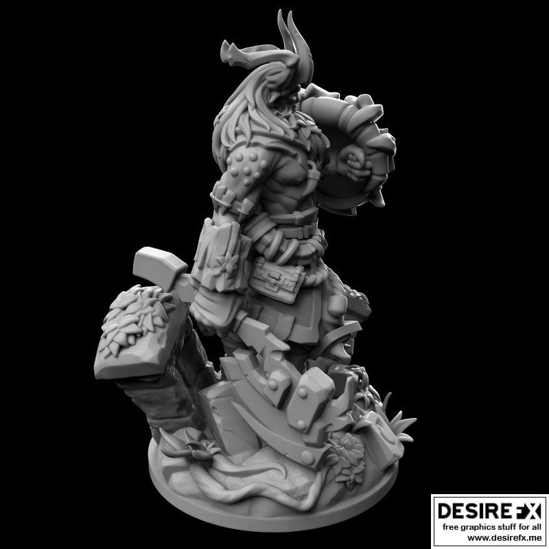 Desire FX 3d models | Satyr Warrior 3D print model