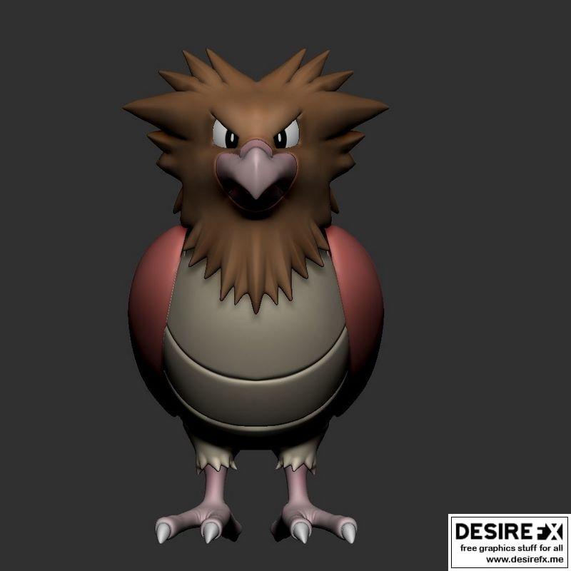 Pokemon Farfetch'd 3D print model