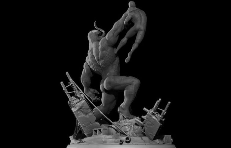 Desire FX 3d models | Venom vs Spider-Man 3D print model