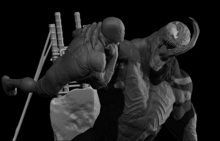 Desire FX 3d models | Venom vs Spider-Man 3D print model