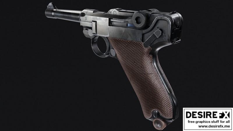 Desire FX 3d models | Luger P08