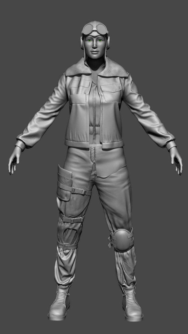 Desire FX 3d models Robin Realtime Character