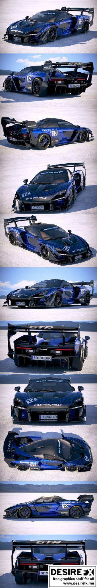 Desire FX 3d models | McLaren Senna GTR 2020 3D Model