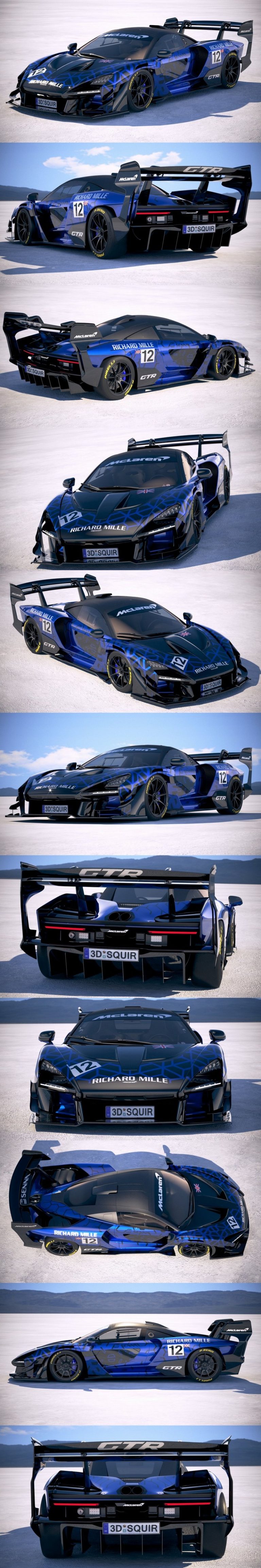 Desire FX 3d models | McLaren Senna GTR 2020 3D Model