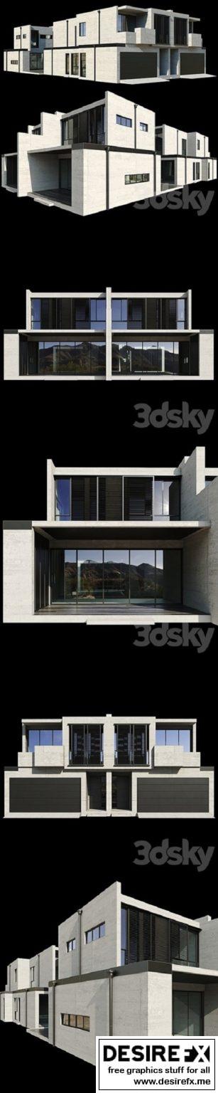 Desire FX 3d models | Modern House 03 – 3D Model