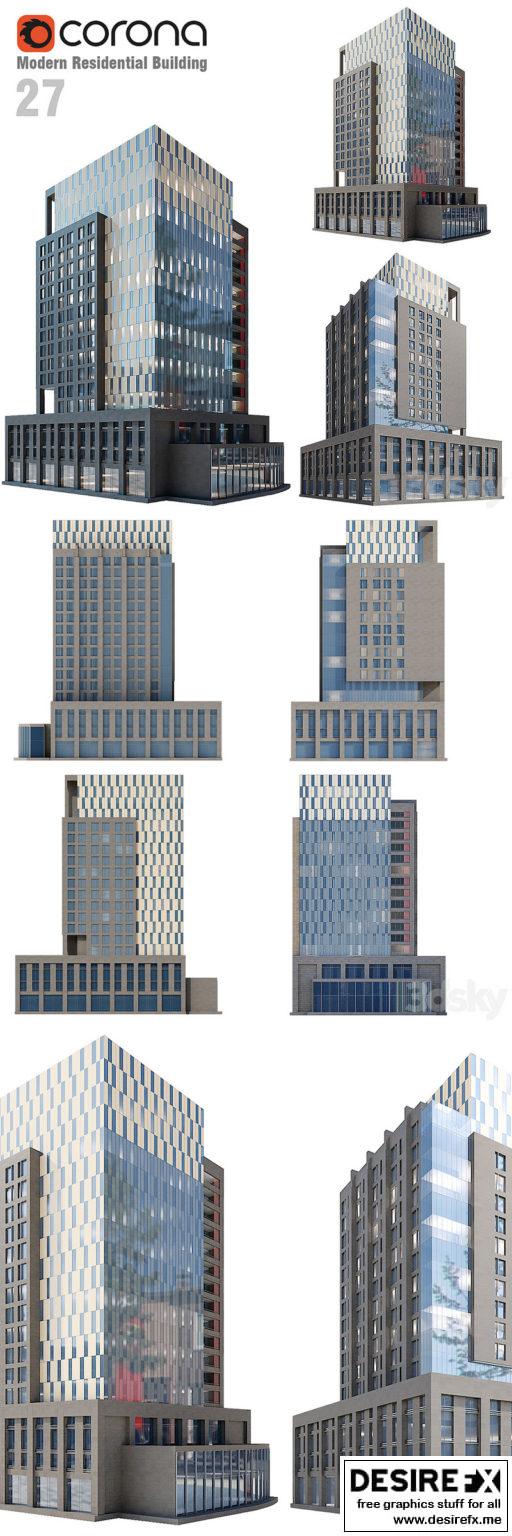 Desire FX 3d models | Modern Residential Building 27 – 3D Model