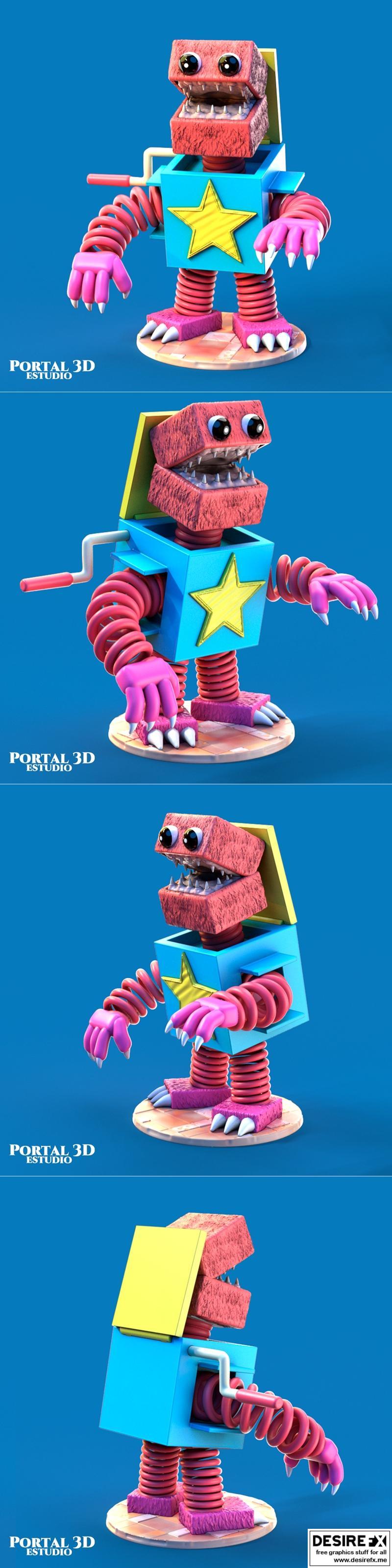 BOXY BOO FROM POPPY PLAYTIME, 3D models download